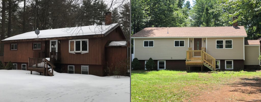 sweat equity -before/after home
